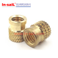 Brass Micro rosca de inserção roscada de plástico